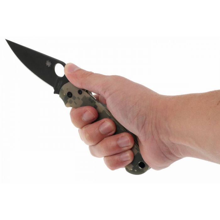 Складной нож Spyderco Paramilitary™, сталь CPM® S30V™, рукоять G10, камуфляж (Digi Camo)